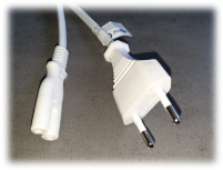 power cord with Euro plug